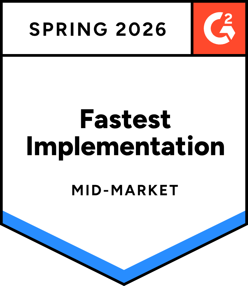Third Party & Supplier Risk Management Fastest Implementation Mid-Market Go Live Time