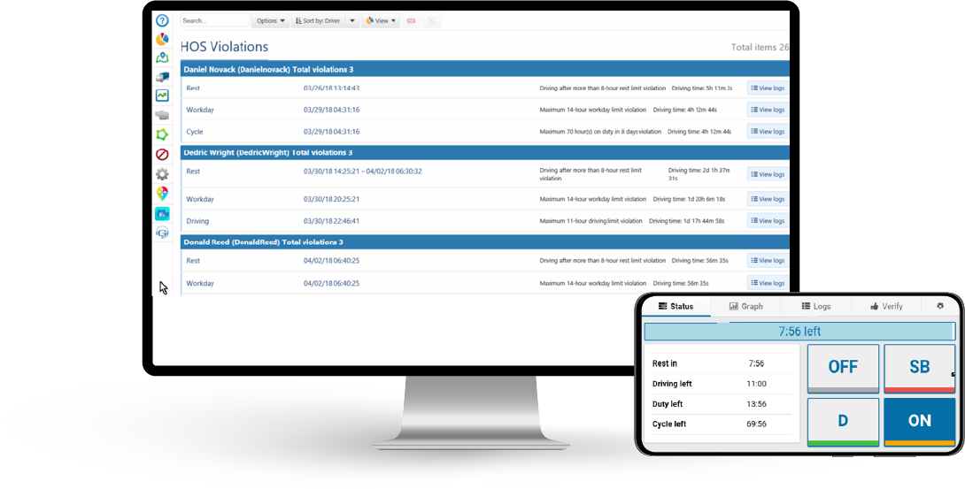 How to comply with Hours of Service (HOS)? - New ELD Mandate