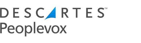 Descartes Peoplevox warehouse management system logo