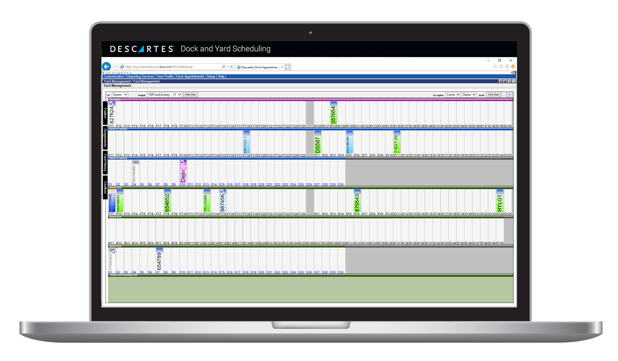 Descartes Transportation Management solutions product view
