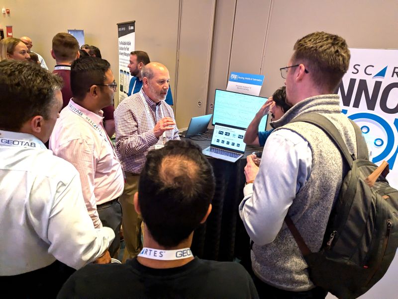 Descartes Routing, Mobile and Telematics experts with customers at Innovation Forum