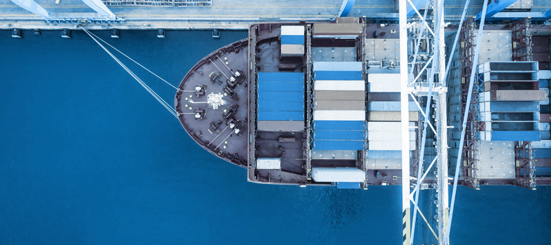 aerial container ship