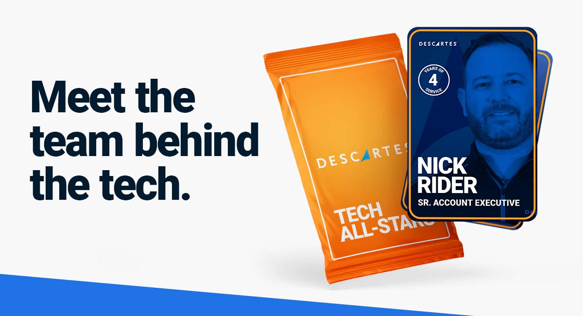 Team Behind the Tech banner featuring Nick Rider