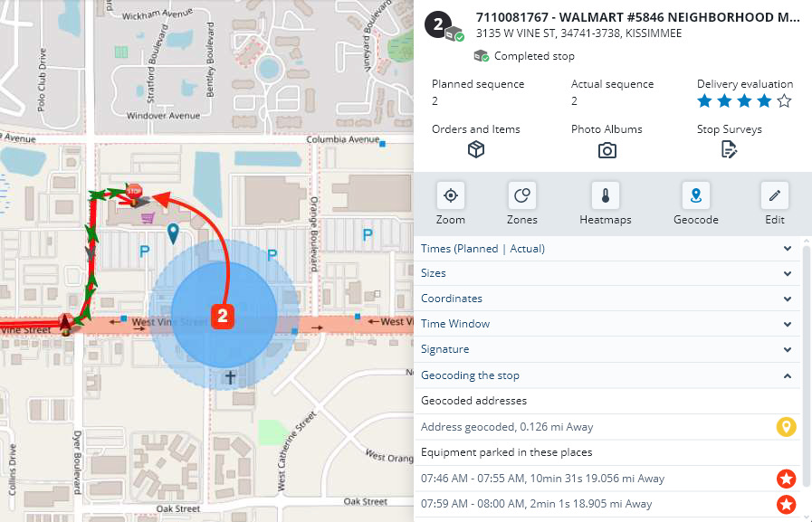 Descartes smart geocoder screenshot