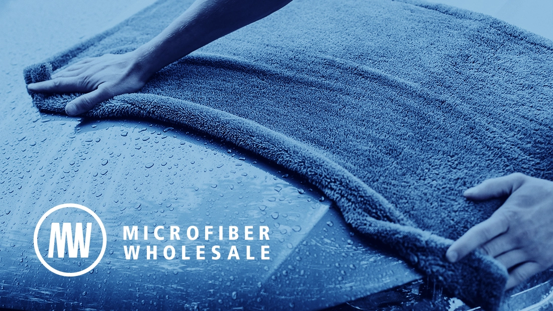 Microfiber Wholesale logo with microfiber towel
