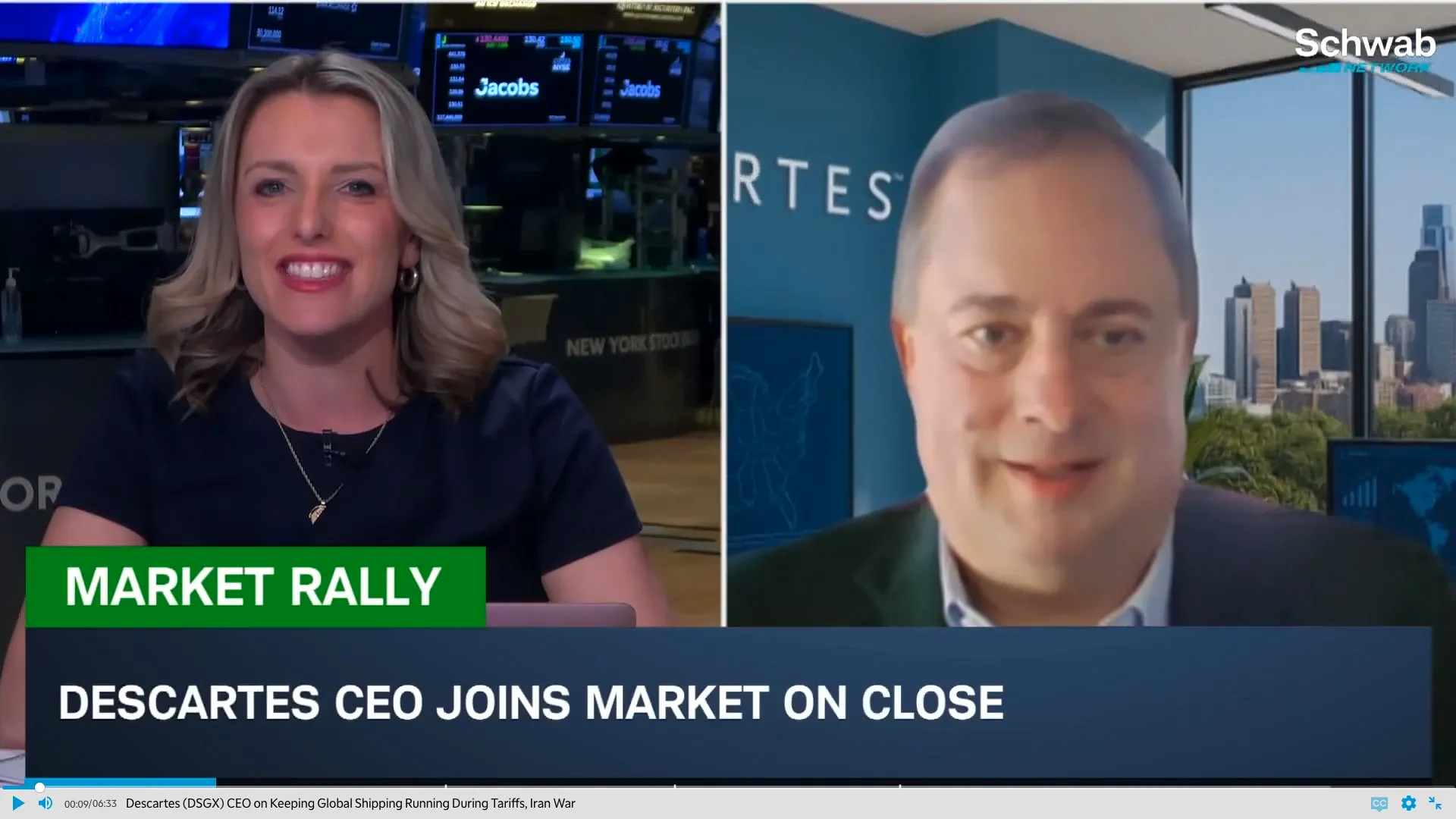 Schwab - Descartes CEO on Keeping Global Shipping Running During Tariffs, Iran War
