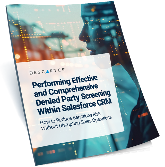 Descartes Salesforce Sanctions Screening Whitepaper