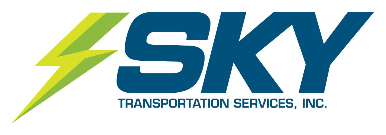 Sky transportation logo