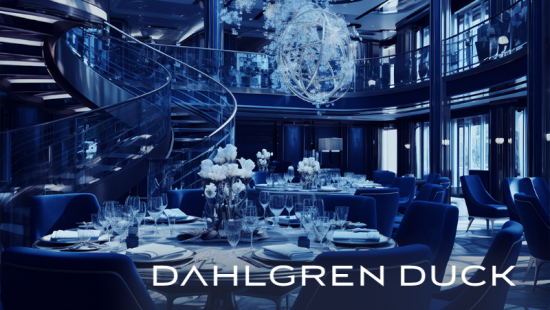 dahlgren duck logo and luxury yacht