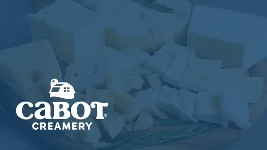 Cabot Creamery logo with cheese tray representing parcel shipping for perishable goods