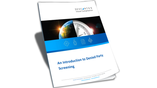 Intro to Denied Party Screening Image