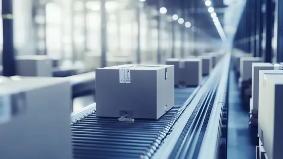 automated ecommerce operations conveyer belt