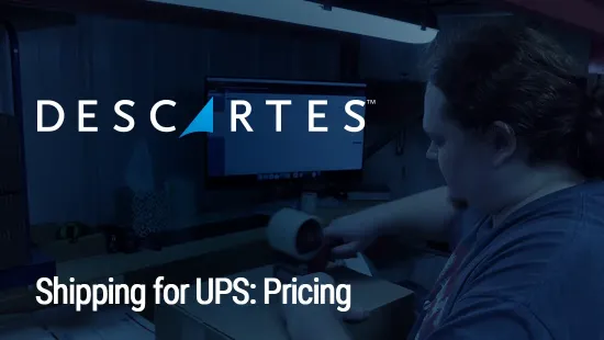 Descartes Shipping for UPS Pricing Media Tile