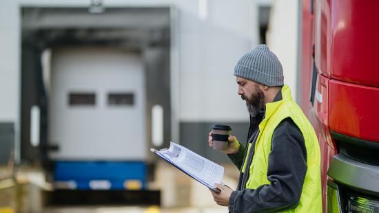 Delivery driver managing gap time