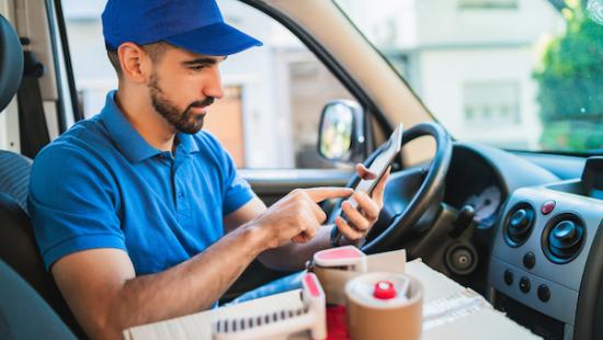 Delivery Driver out on route