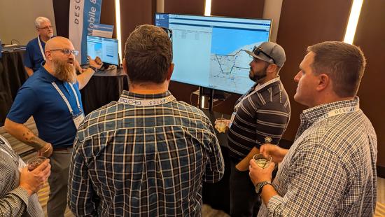 Photo of attendees at Descartes customer event