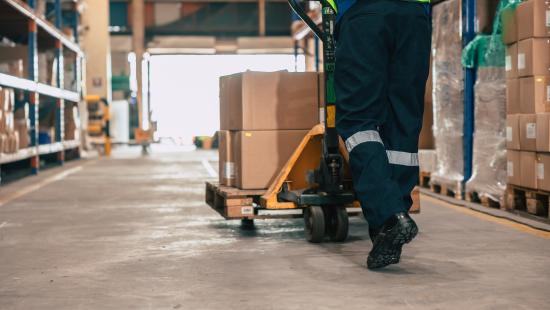 Storing inside warehouse