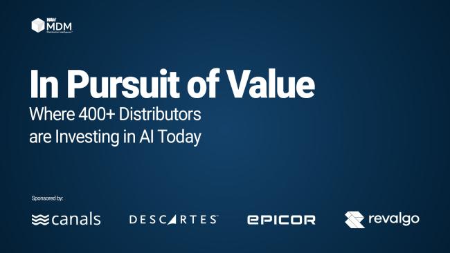 In Pursuit of Value Where 400+ Distributors are investing in AI 