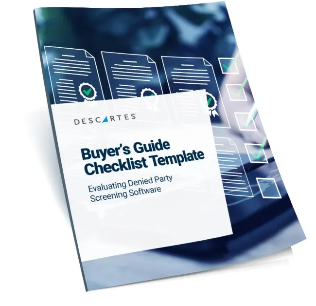 Global Trade Intelligence Buyers Guide Checklist Cover